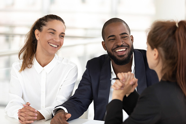 Group Of Three Diverse Professionals